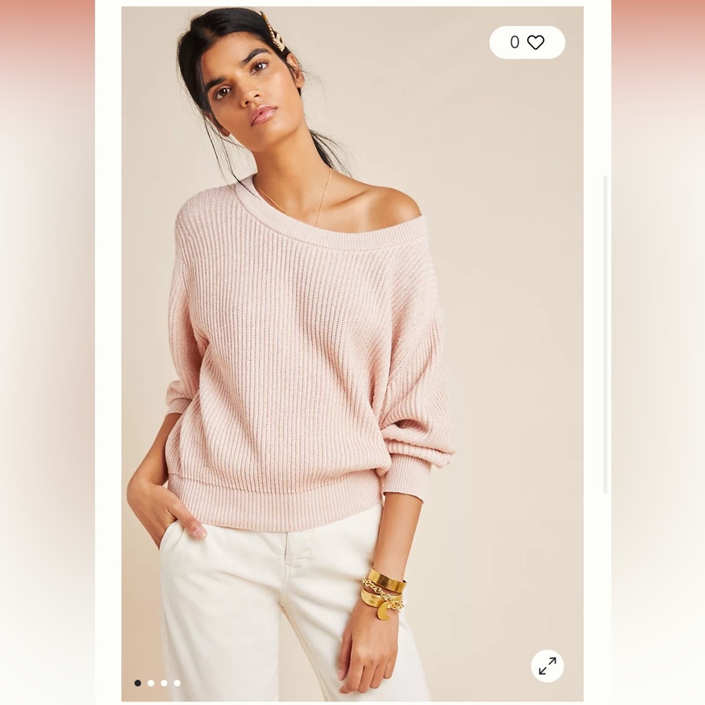 Chelsea Ribbed Sweater Size M